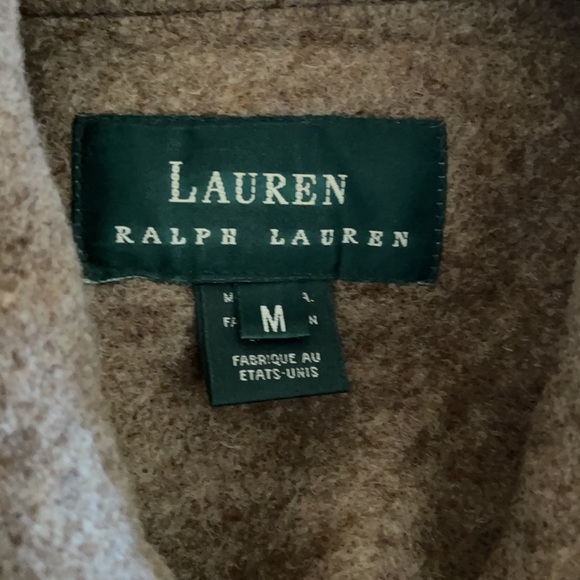 RALPH LAUREN Wool American Indian Blanket Hudson Bay Style Jacket M Made in USA - Picture 7 of 12